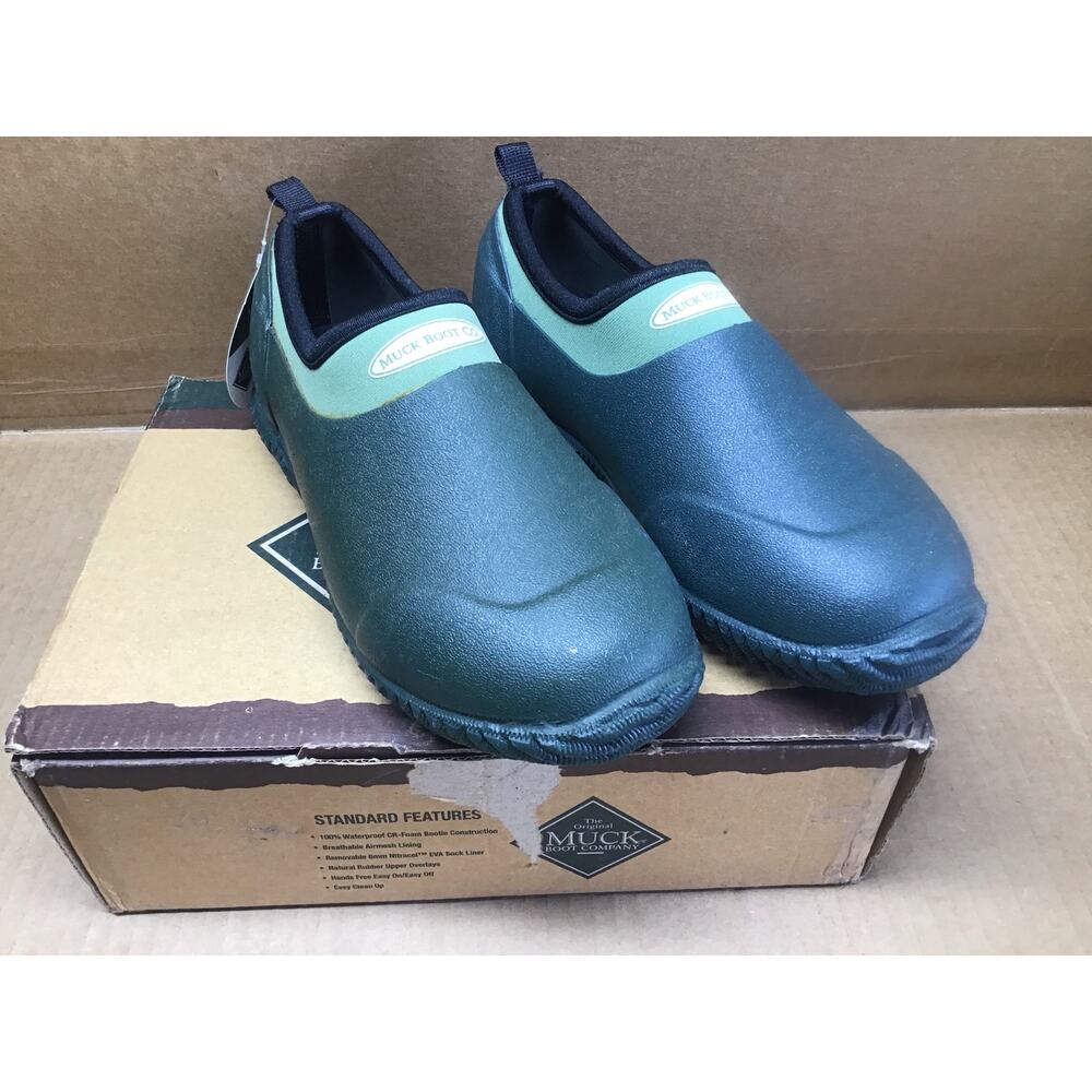 New Muck Boot Daily Lawn Garden Shoes Womens 5 Mens 4 Green NIB
